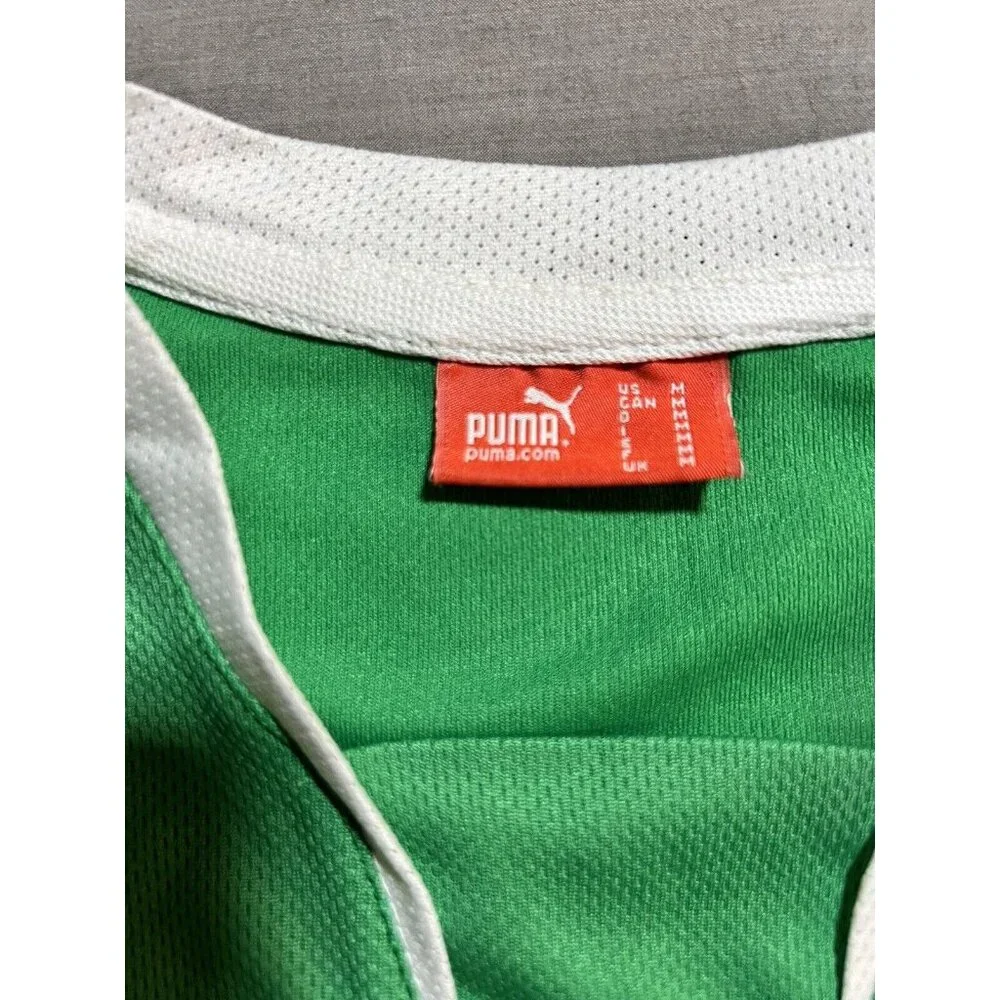 Garcia Sports Club Electrolux #22 Puma‎ Soccer Jersey Mens M Green Short Sleeve